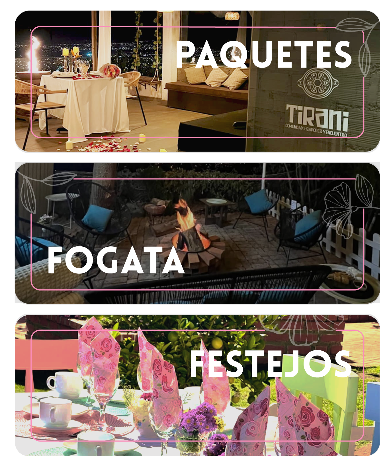 Imágenes de los paquetes
